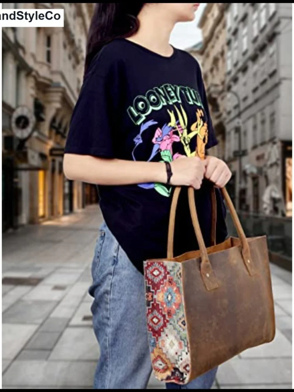 Leather Shoulder Bag Tote Satchel Travel Messenger Handbag